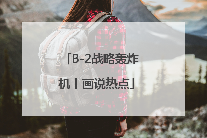 B-2战略轰炸机丨画说热点